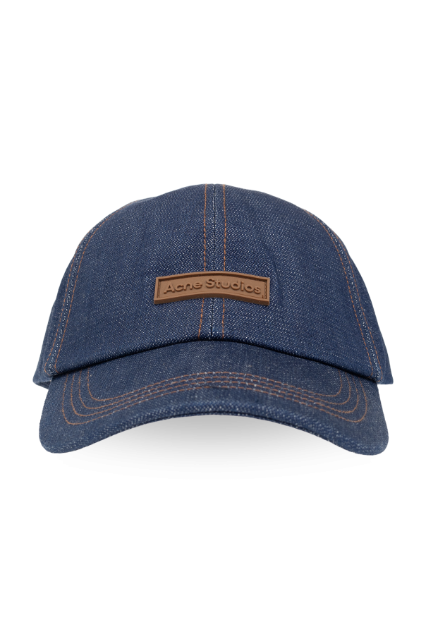 Navy Blue Denim Baseball Cap Acne Studios Vitkac GB